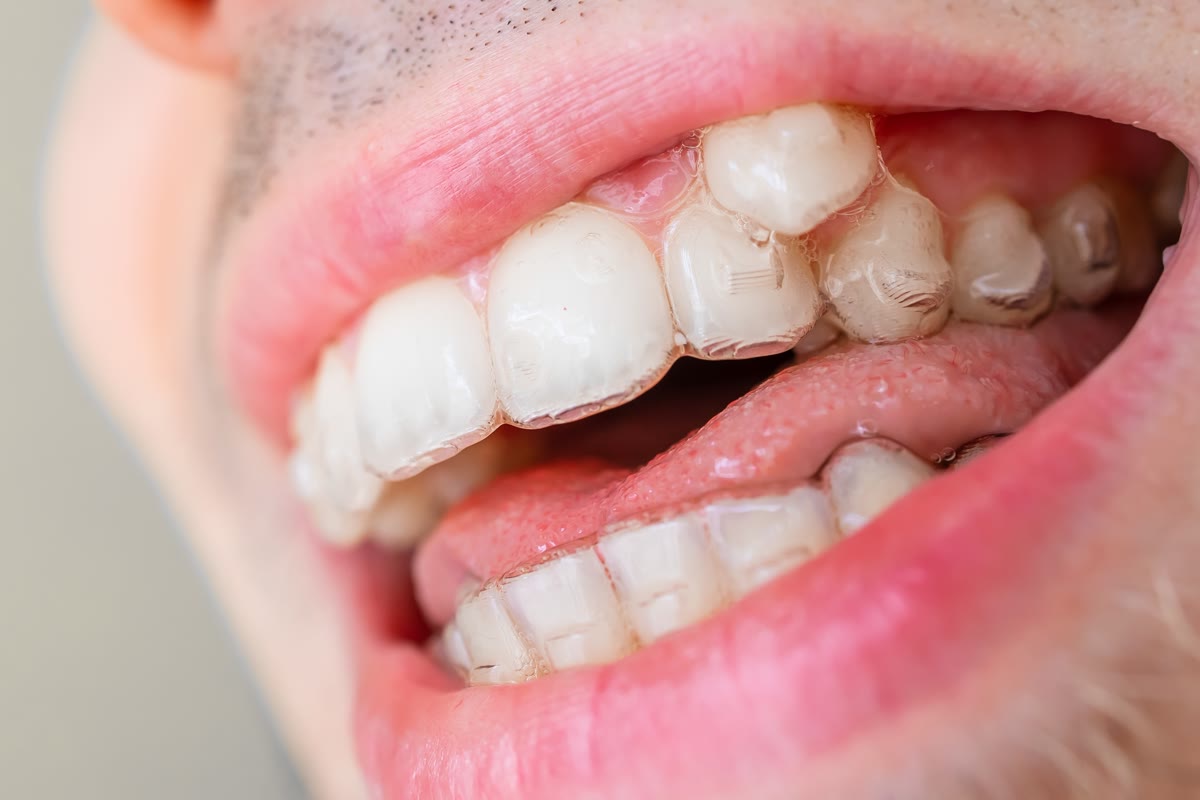 Teeth before aligner treatment
